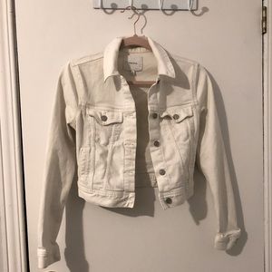 White Cropped Jean/Denim Jacket